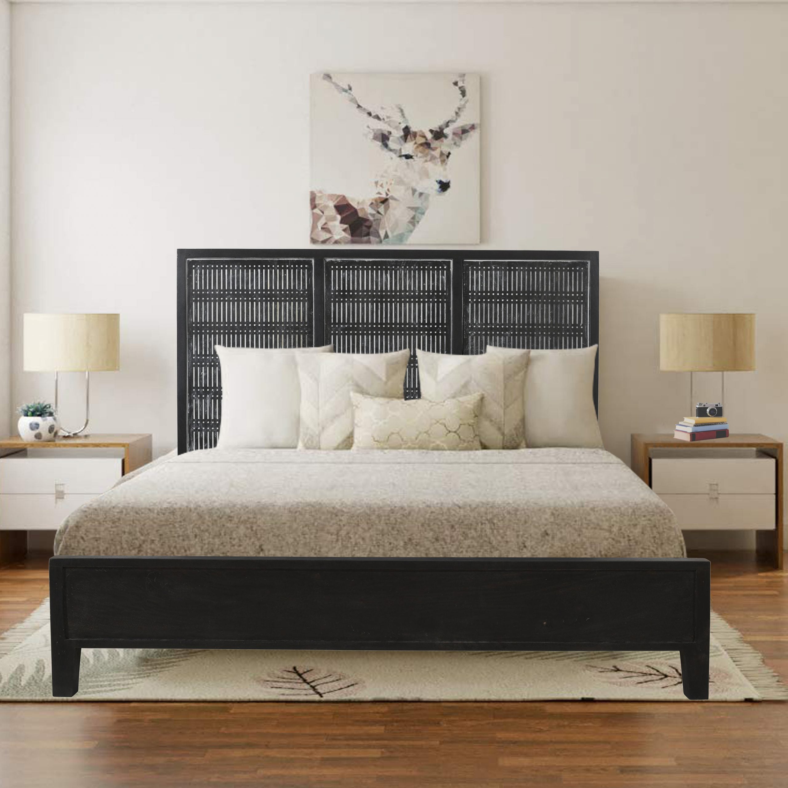 Sarra Bed - Antique Brown - Image 2