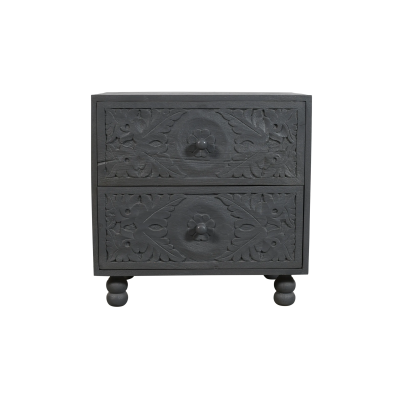 Corum 2-Drawer Nightstand - Gray