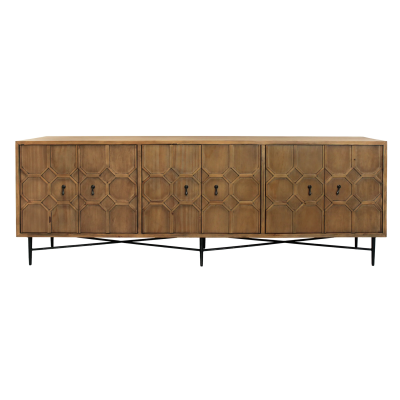Sandhurst 6-Door Sideboard - Natural