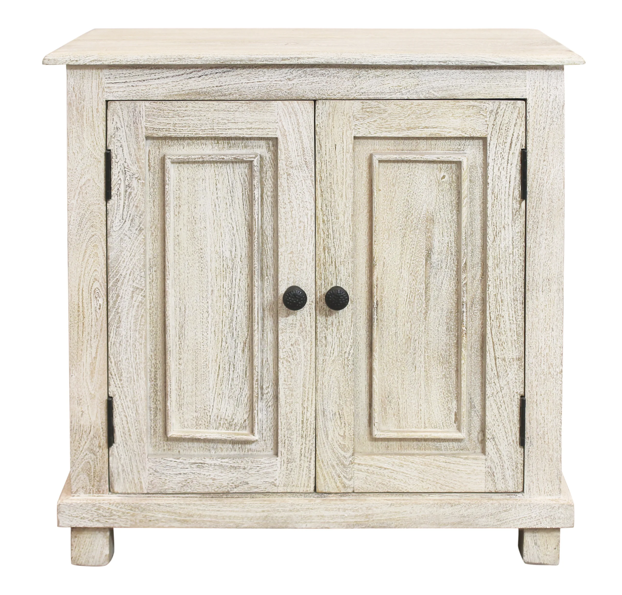 Jensen 2-Door Nightstand - Distressed White