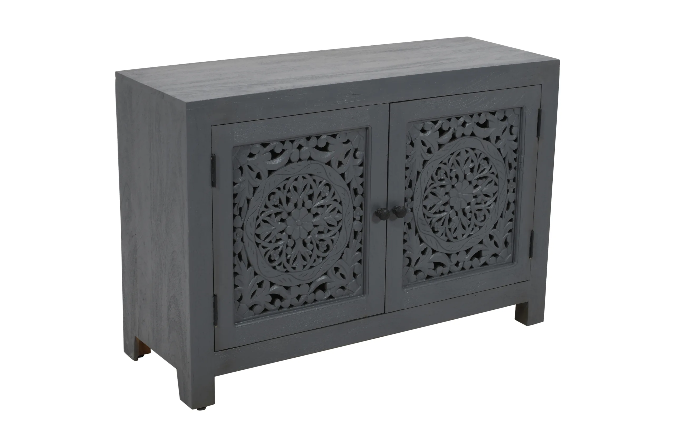 Weatherly 2-Door Cabinet - Gray - Image 4