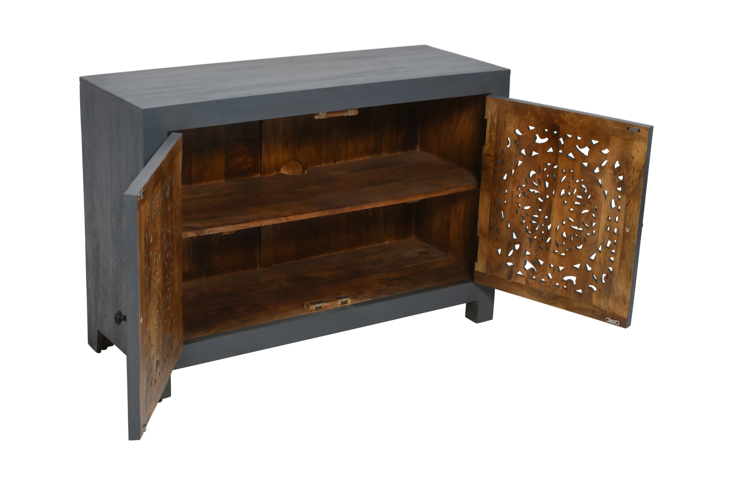 Weatherly 2-Door Cabinet - Gray - Image 6