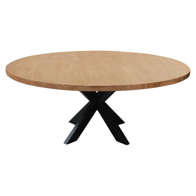Damian 72" Round Dining Table - Natural
