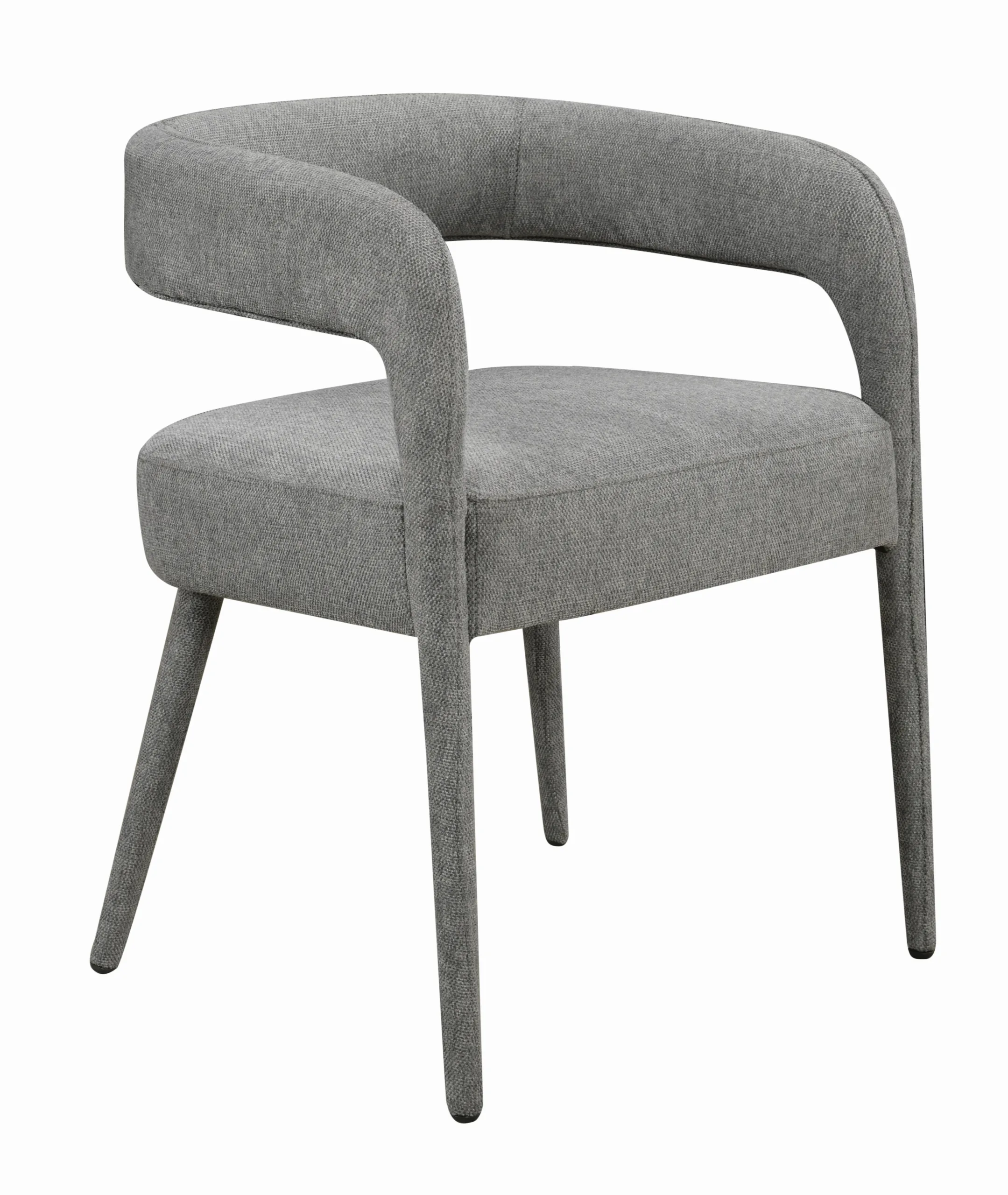 Belfast Comfy Side Chair 2-Piece Set - Dark Gray - Image 3