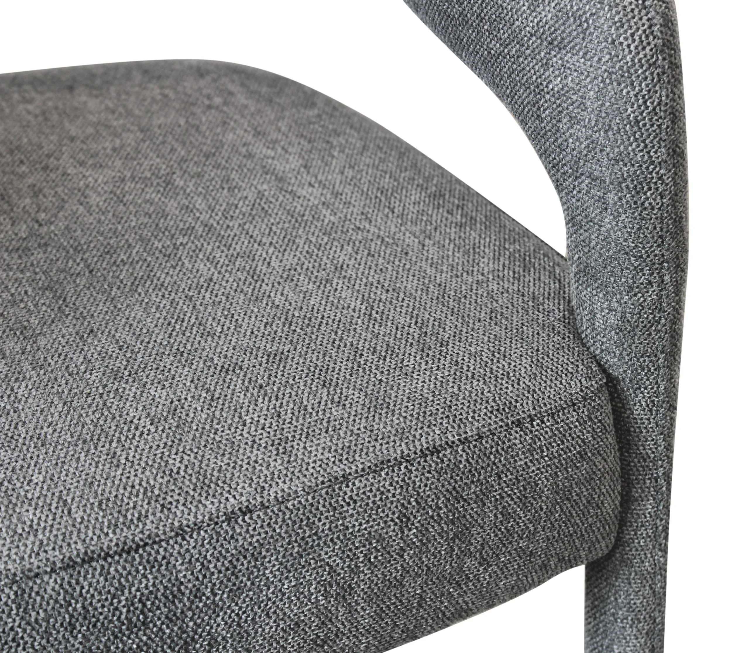 Belfast Comfy Side Chair 2-Piece Set - Dark Gray - Image 4