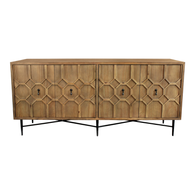 Sandhurst 4-Door Sideboard - Natural
