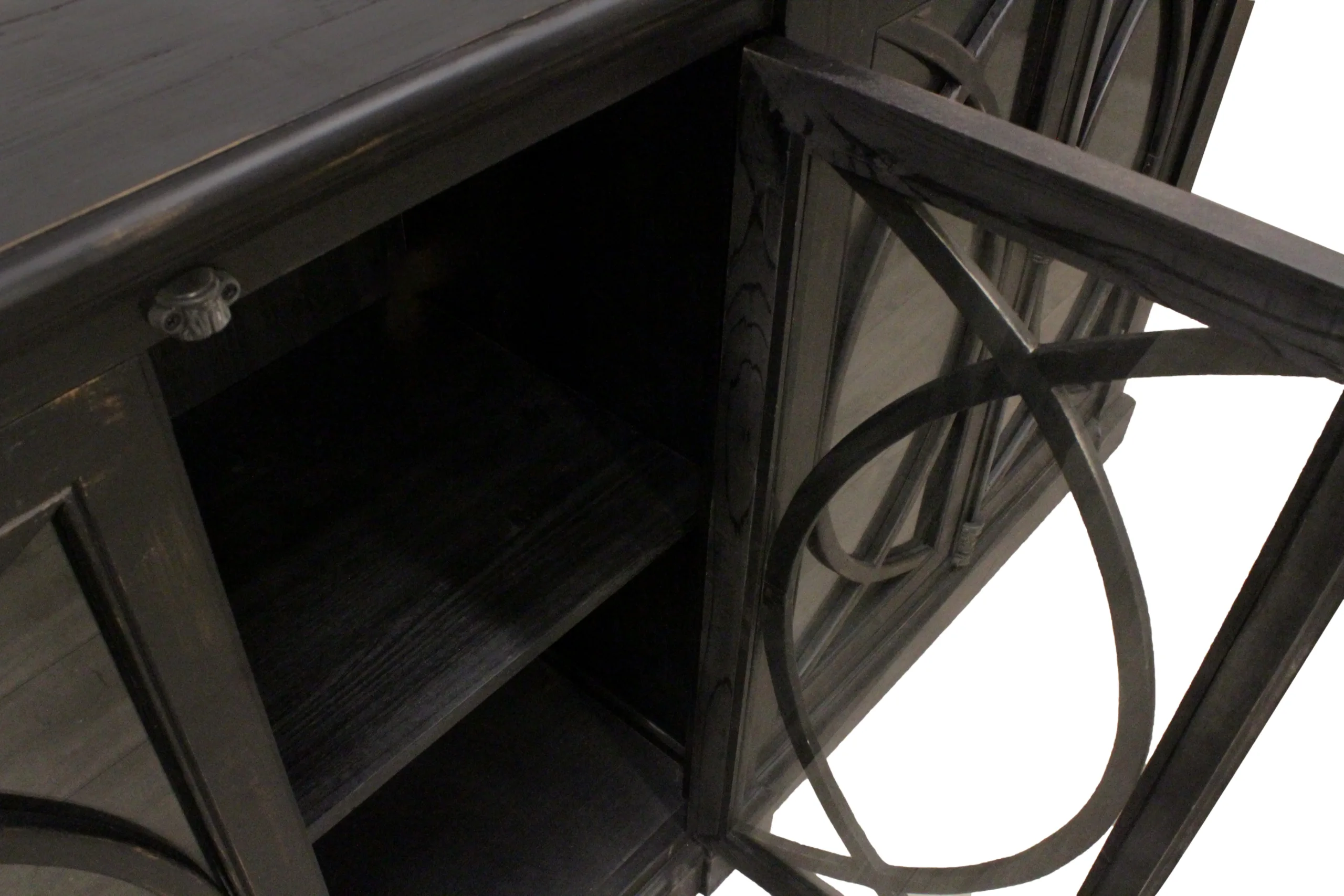 Alarie 6 Glass Door Sideboard - Image 5