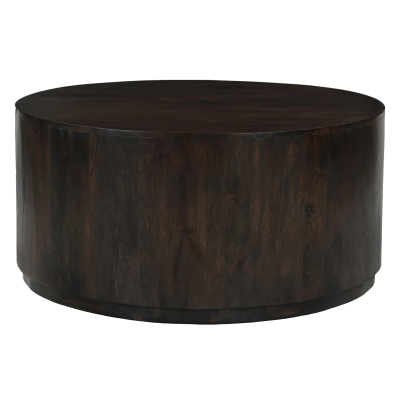 Sedona Round Cocktail Table - Barista Brown