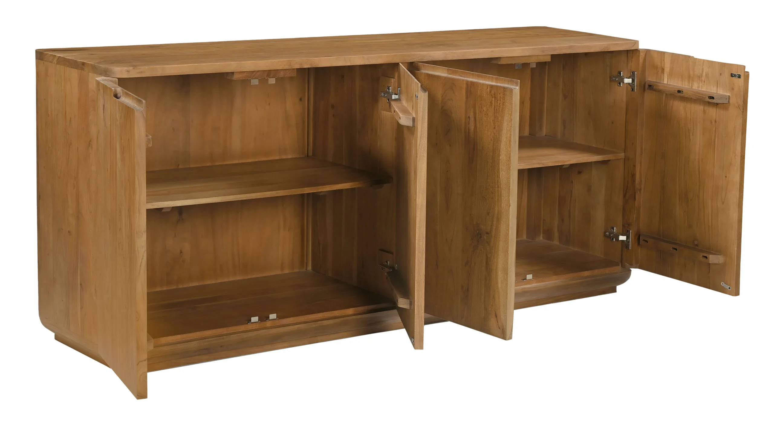 Bennett 4-Door Sideboard - Acacia Tan - Image 3