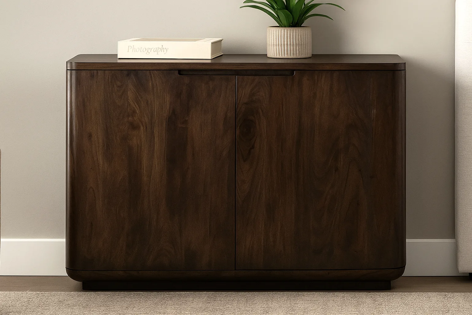 Bennett 2-Door Sideboard - Barista Brown - Image 2