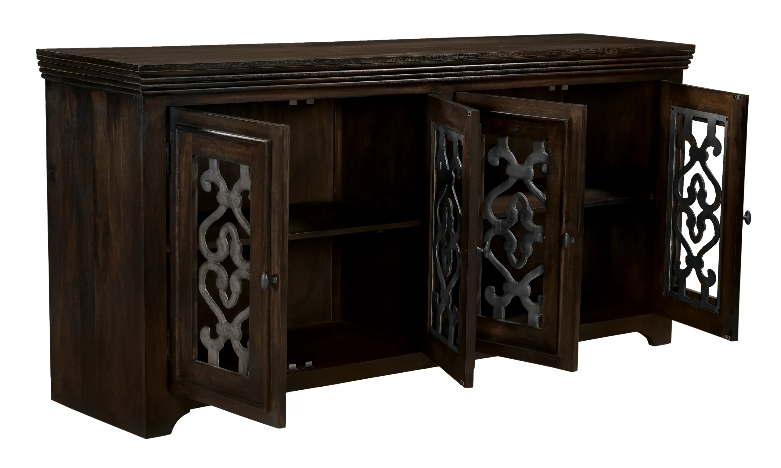 Stearn 4-Door Sideboard - Barista Brown - Image 3