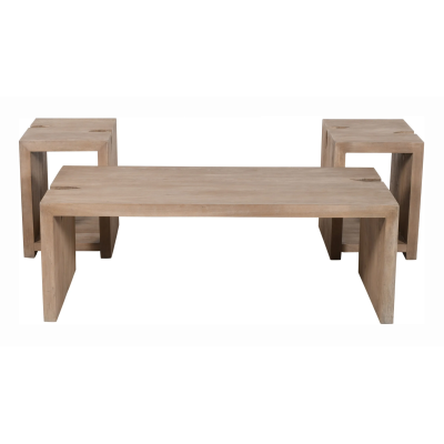 Archibald Cocktail Table 3-Piece Set - Light Ash