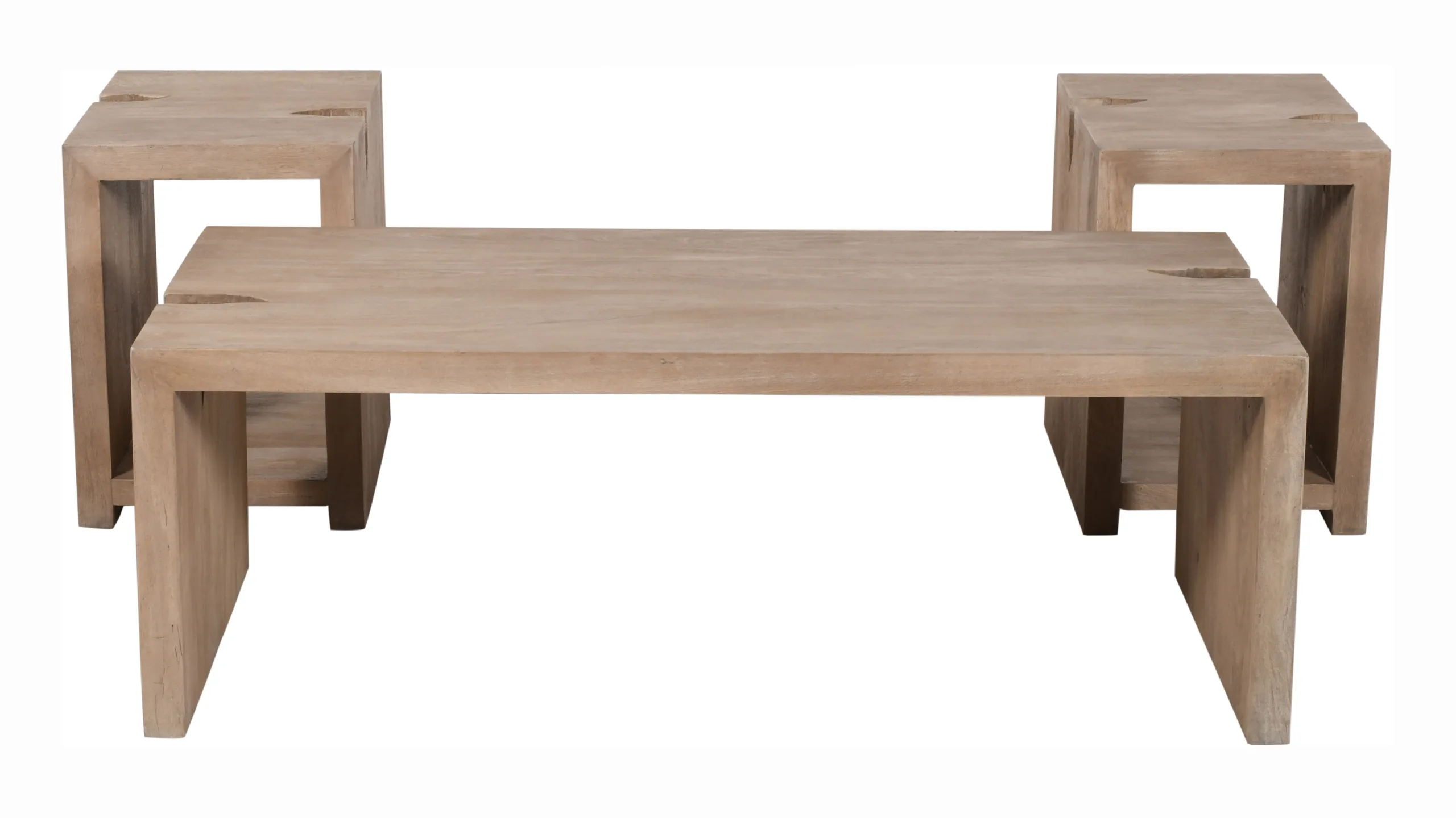 Archibald Cocktail Table 3-Piece Set - Light Ash