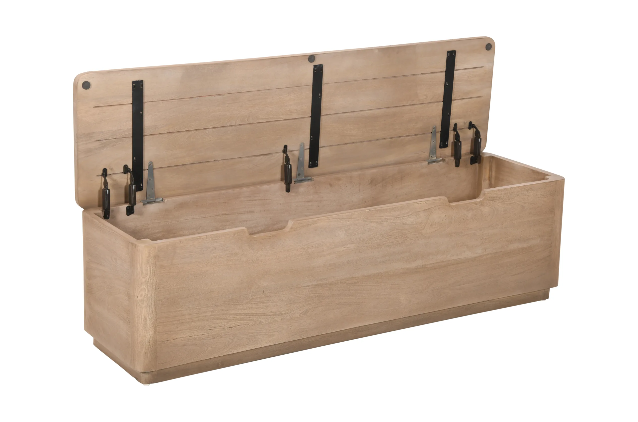 Archibald Storage Bench - Light Ash - Image 4