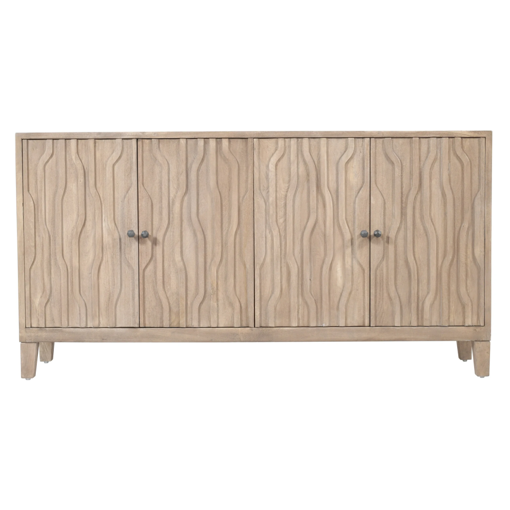 Oliver 4-Door Sideboard - Light Ash 
