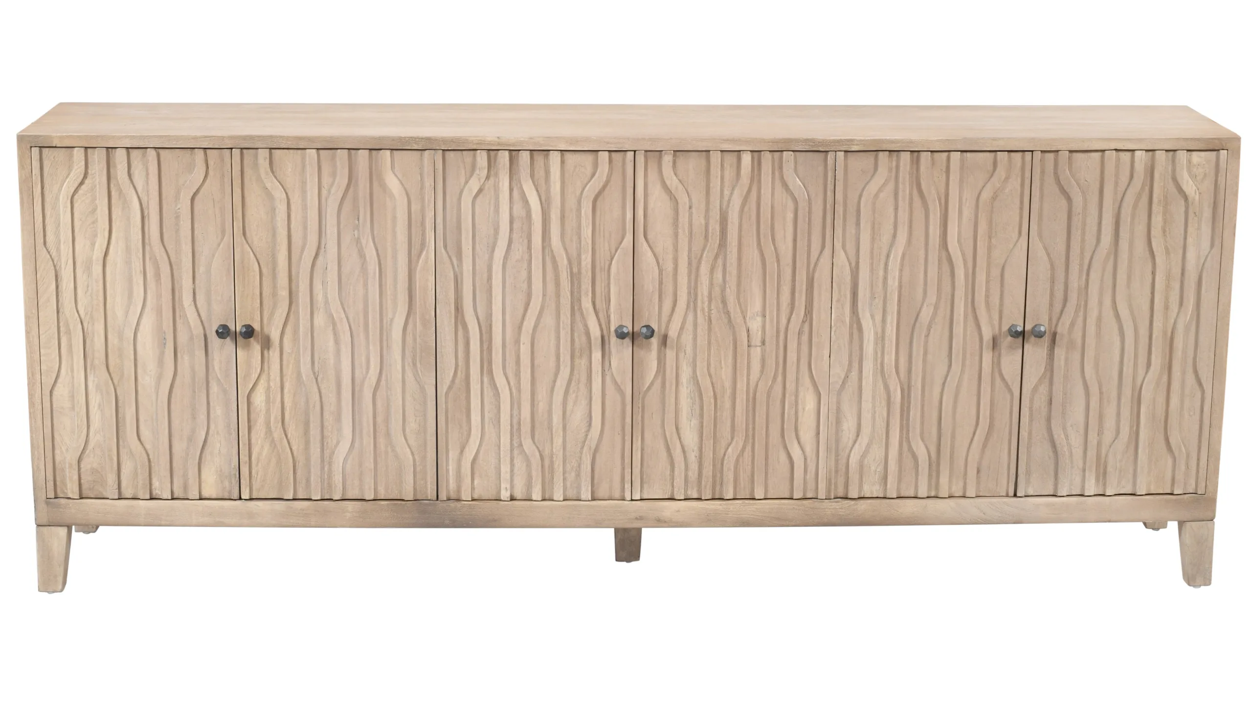 Oliver 6-Door Sideboard - Light Ash - Image 2