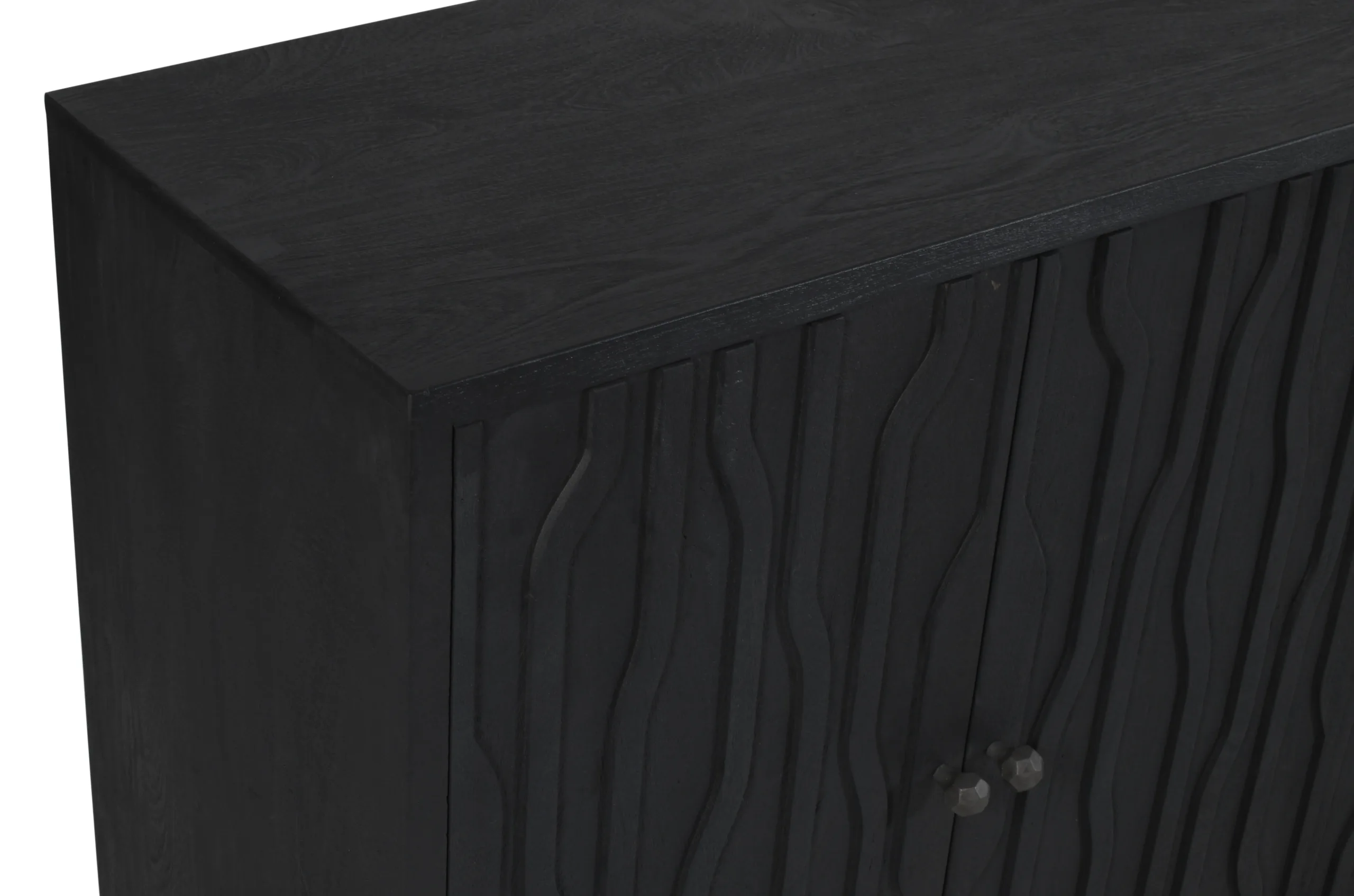 Oliver 6-Door Sideboard - Graphite Black - Image 5