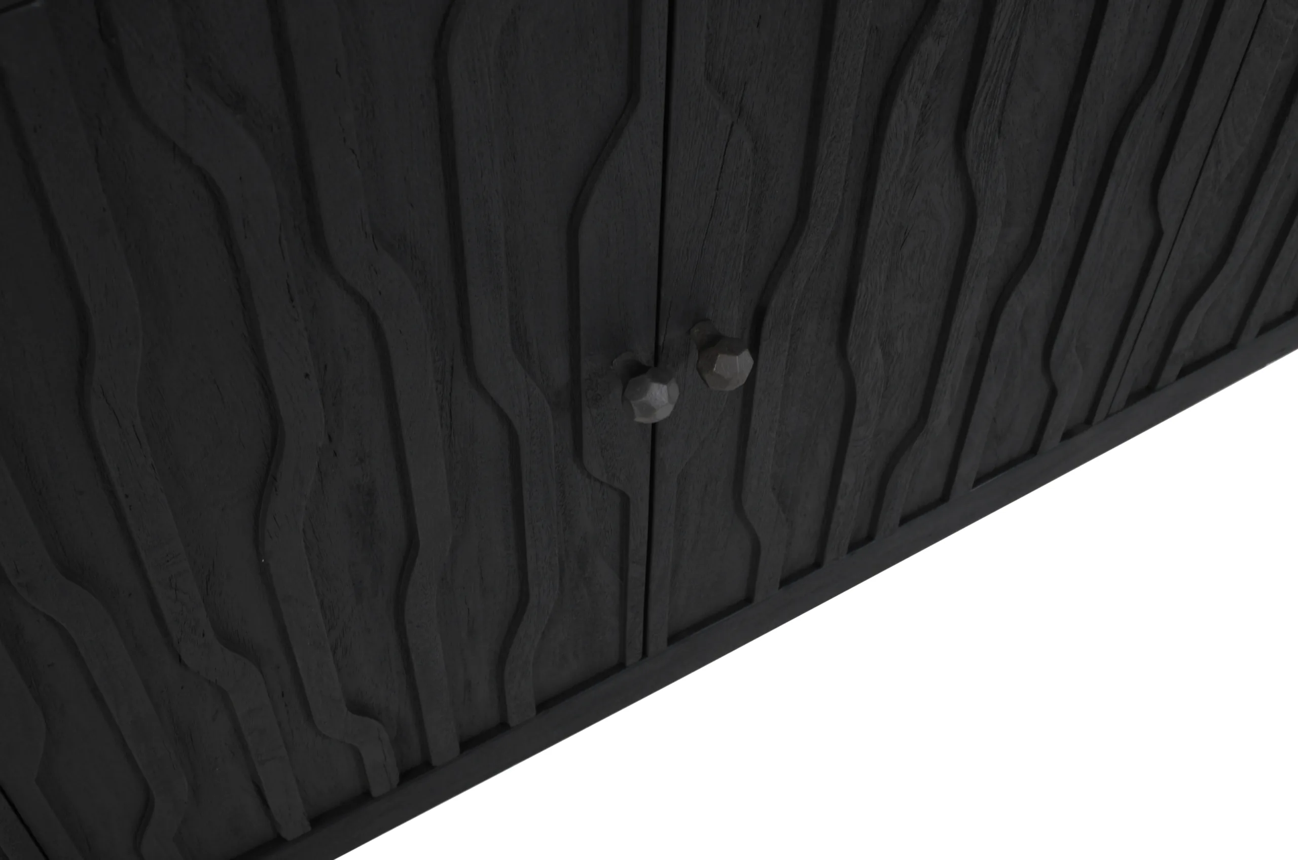 Oliver 6-Door Sideboard - Graphite Black - Image 6