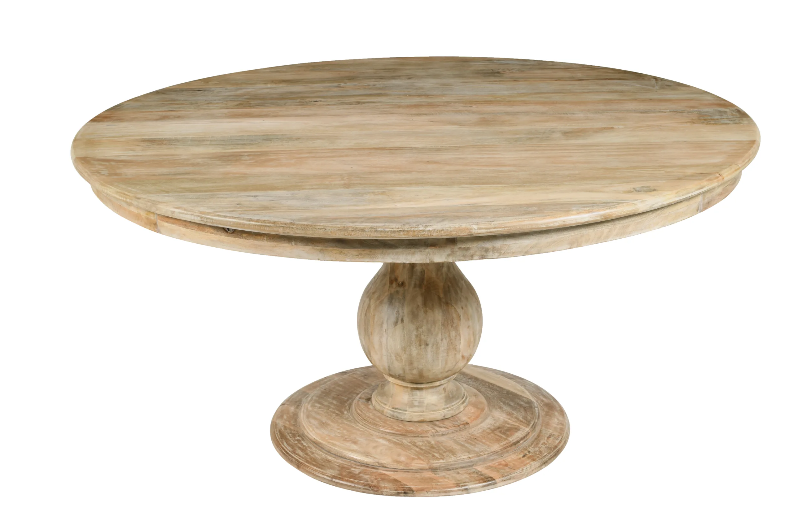 Jensen 60" Round Pedestal Dining Table - Natural