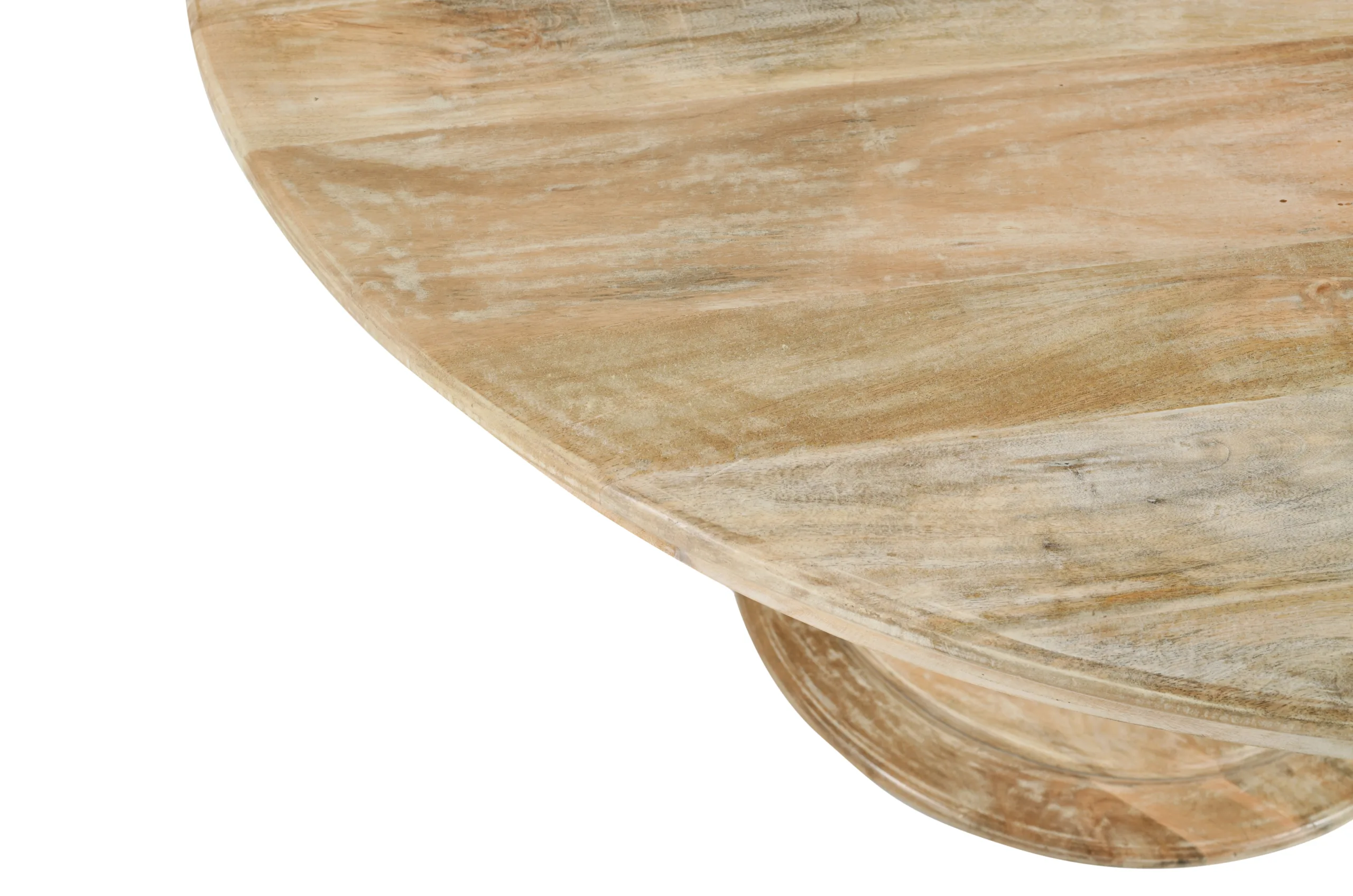 Jensen 60" Round Pedestal Dining Table - Natural - Image 2