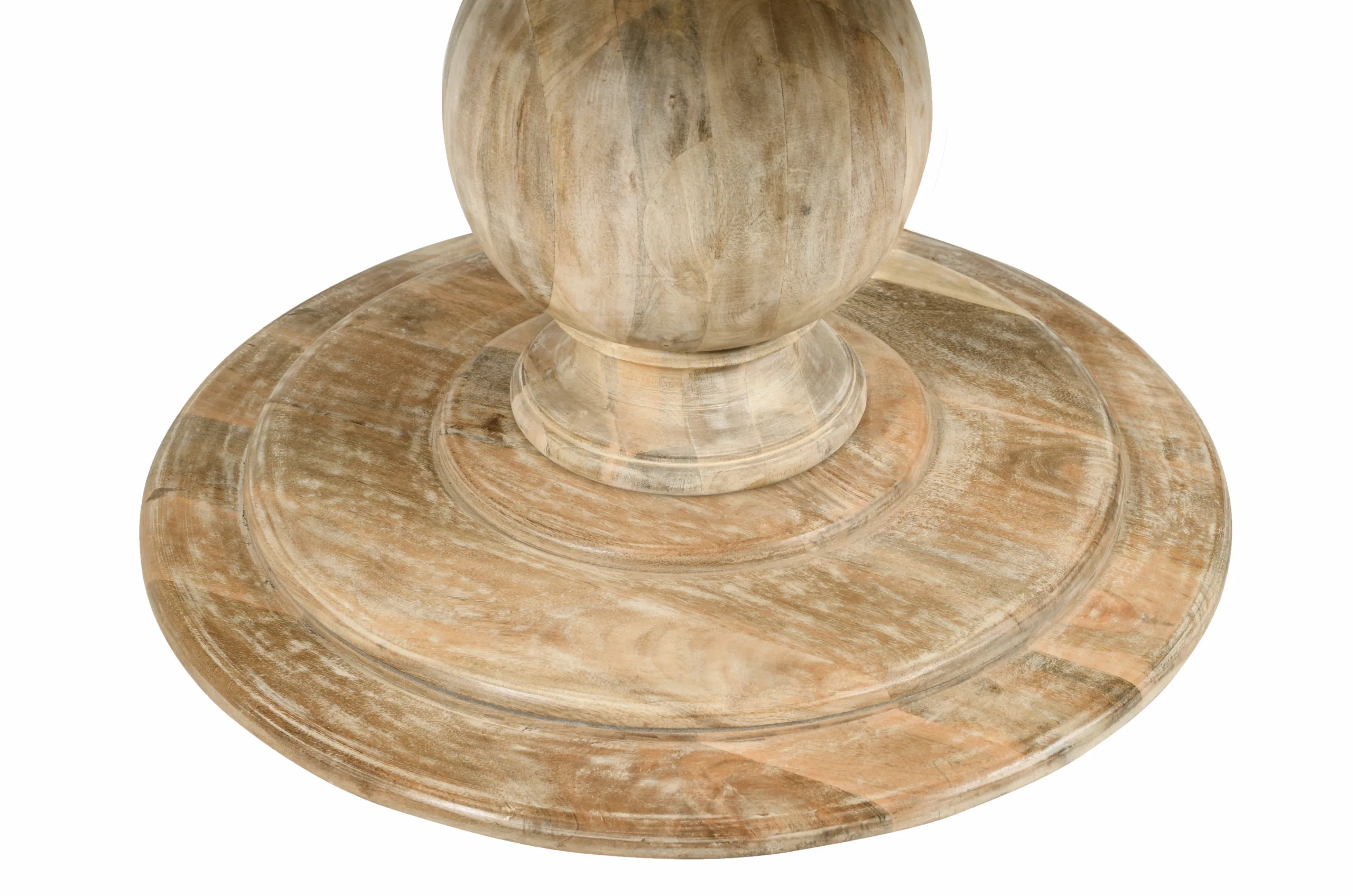 Jensen 60" Round Pedestal Dining Table - Natural - Image 3