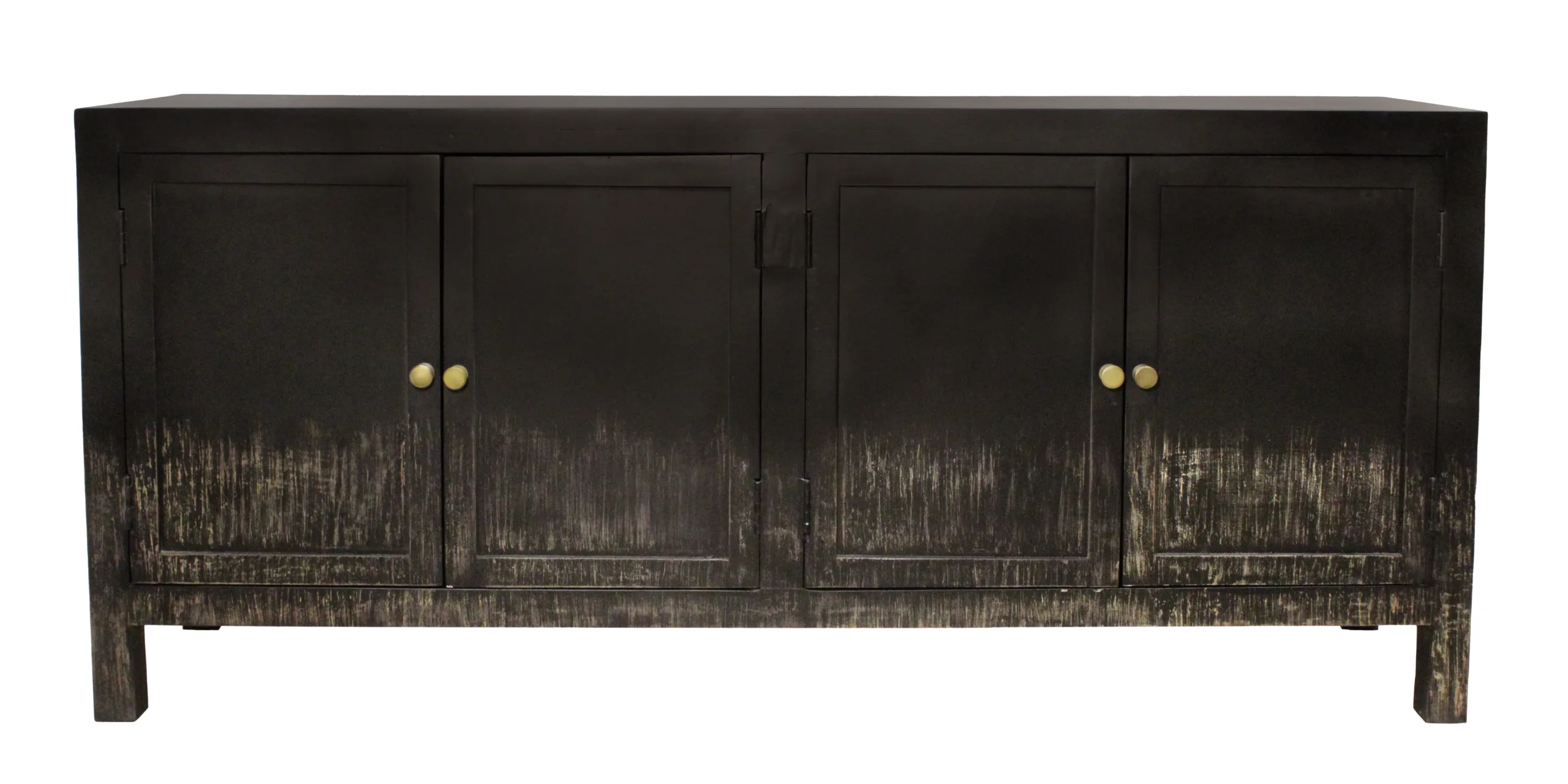 Magma 4-Door Sideboard - Distressed Black