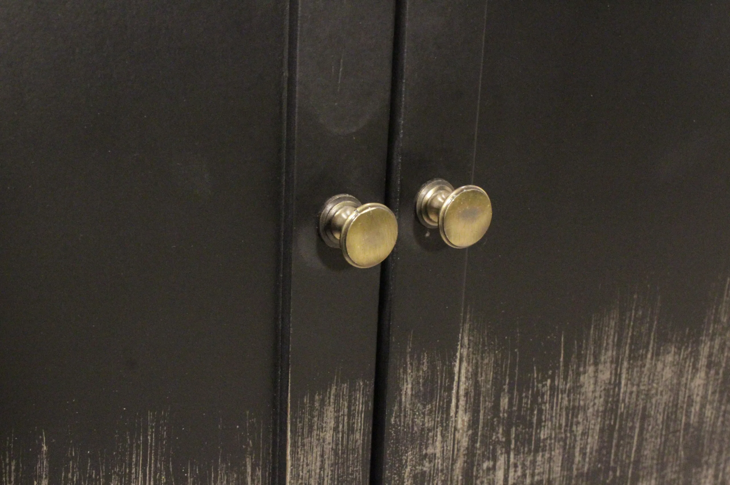 Magma 4-Door Sideboard - Distressed Black - Image 6