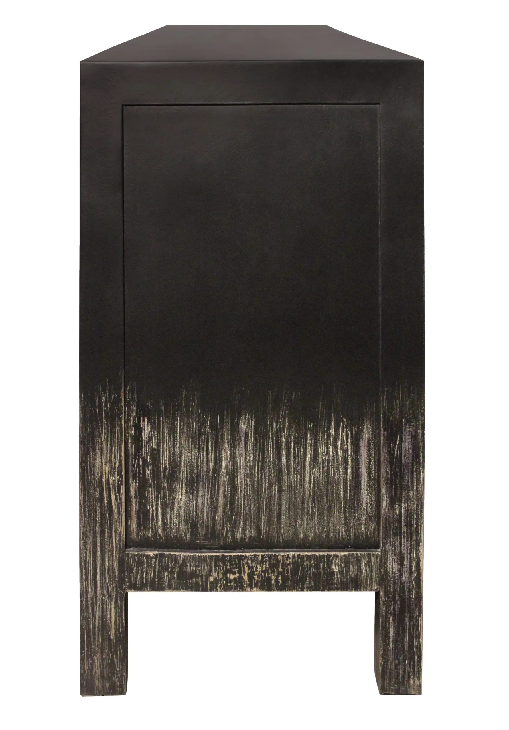 Magma 4-Door Sideboard - Distressed Black - Image 8