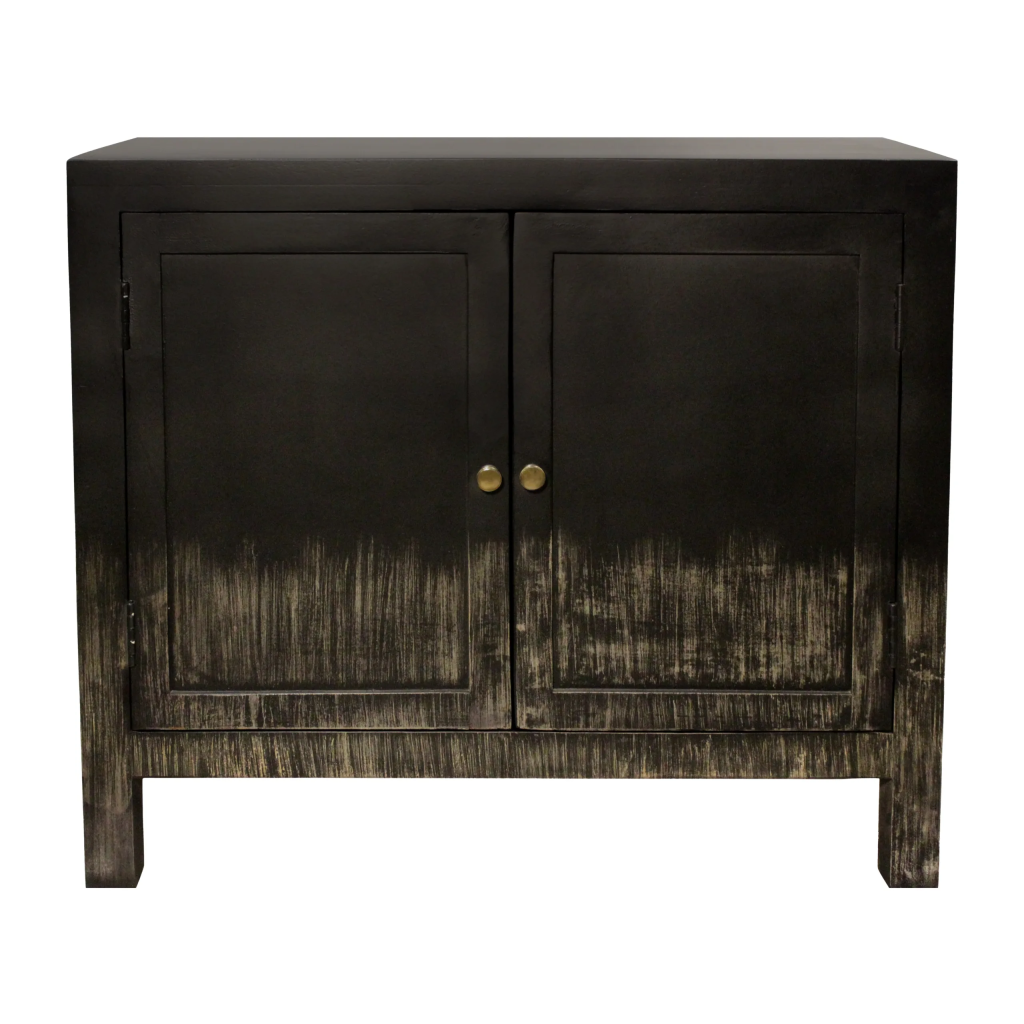 Magma 2-Door Sideboard - Distressed Black 
