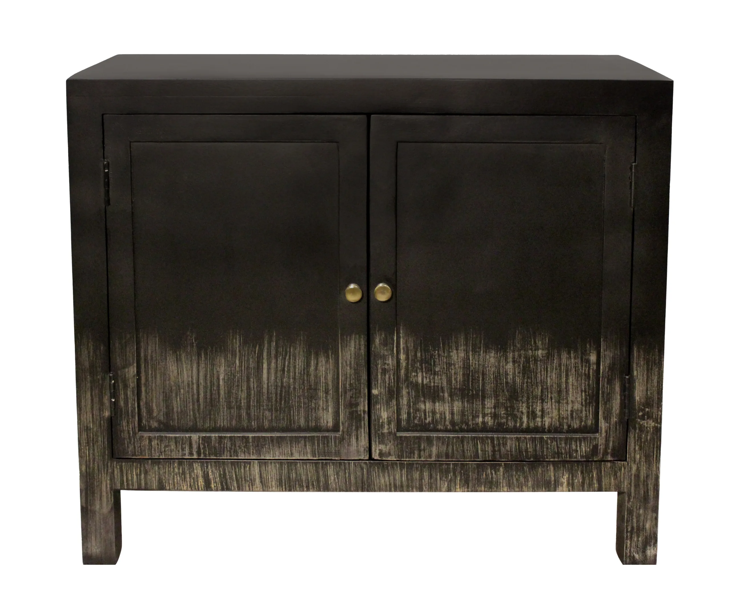 Magma 2-Door Sideboard - Distressed Black - Image 2