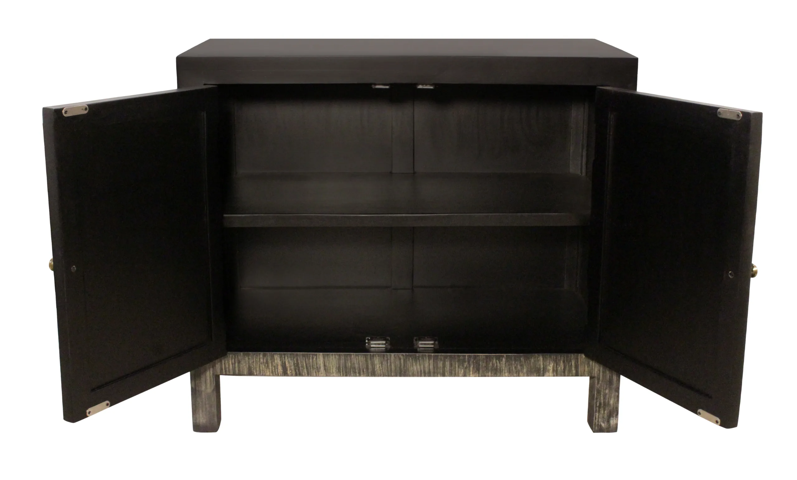 Magma 2-Door Sideboard - Distressed Black - Image 5