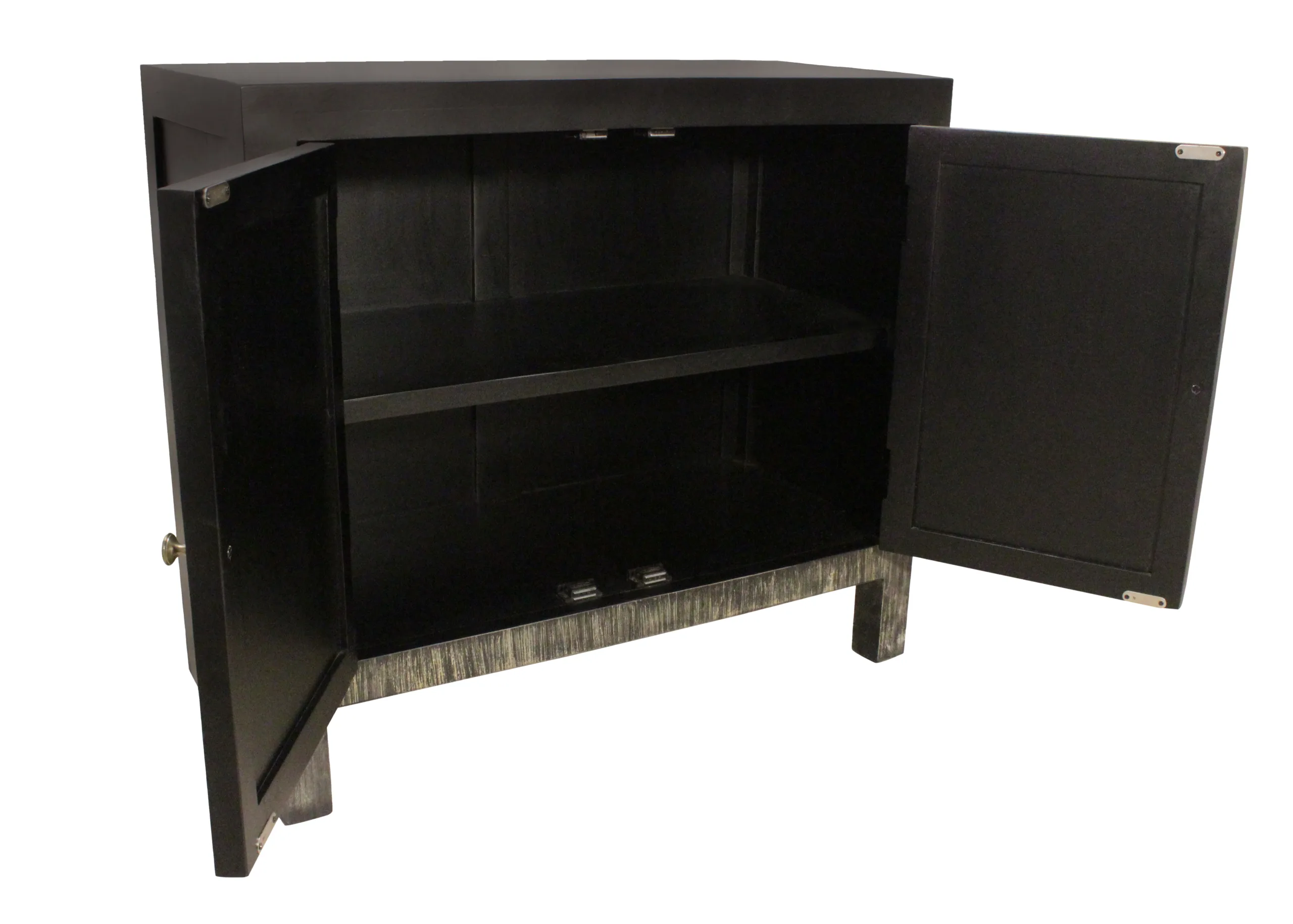 Magma 2-Door Sideboard - Distressed Black - Image 6