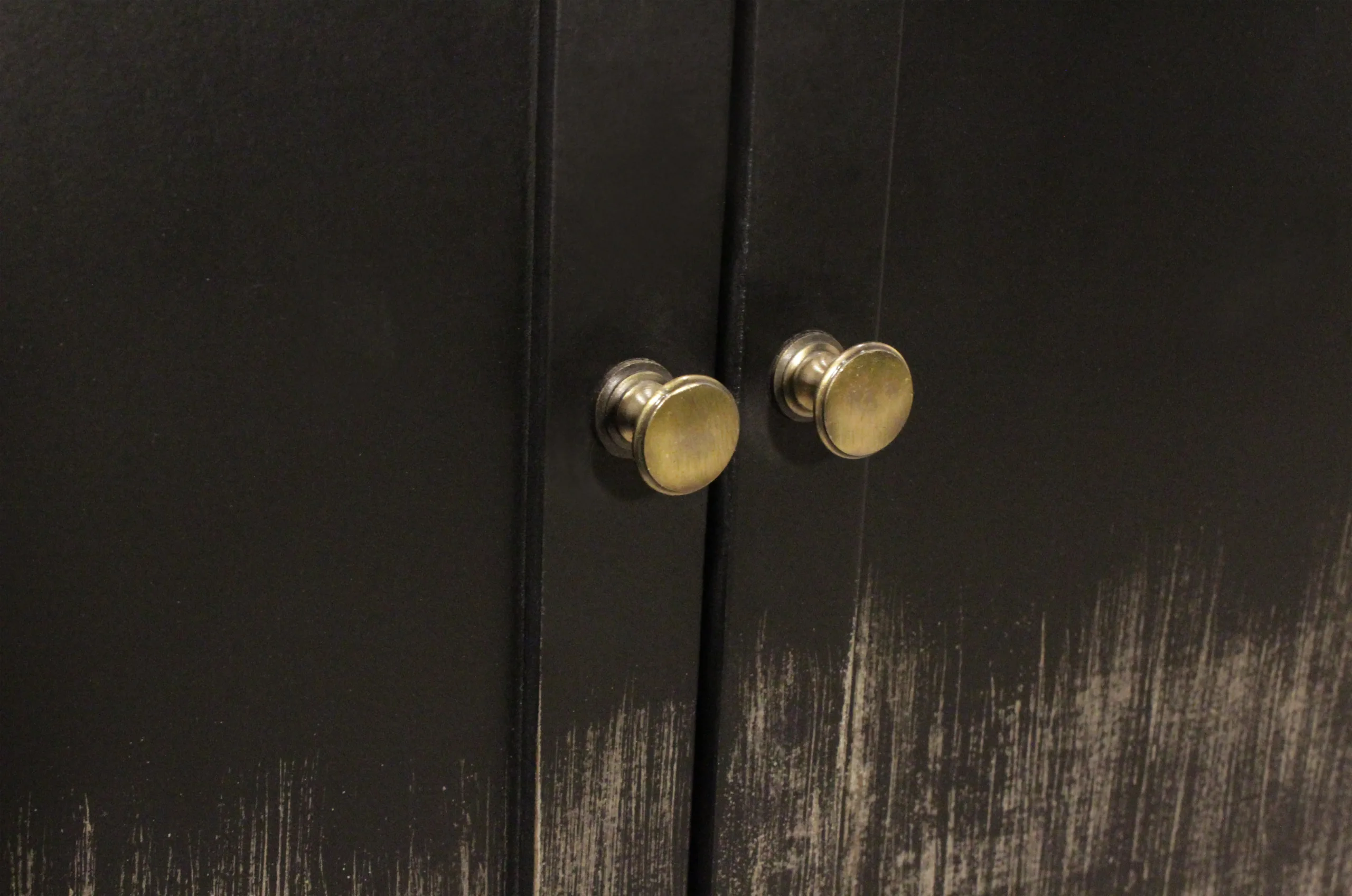 Magma 2-Door Sideboard - Distressed Black - Image 8