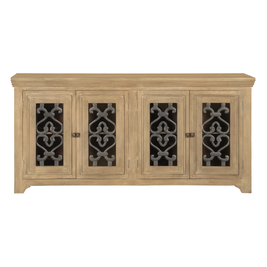Stearn 4-Door Sideboard - Distressed Natural 