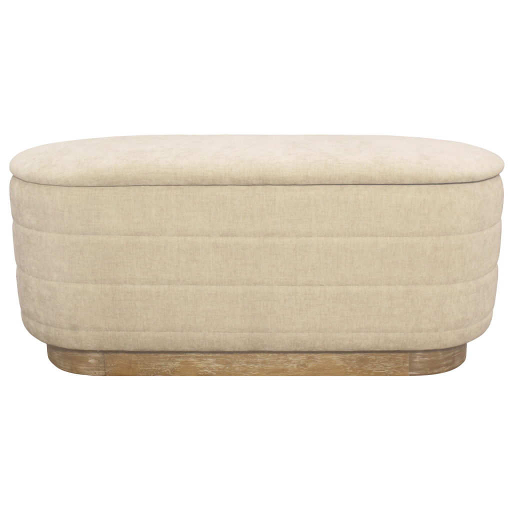 Jacquelyn Storage Bench - Beige 