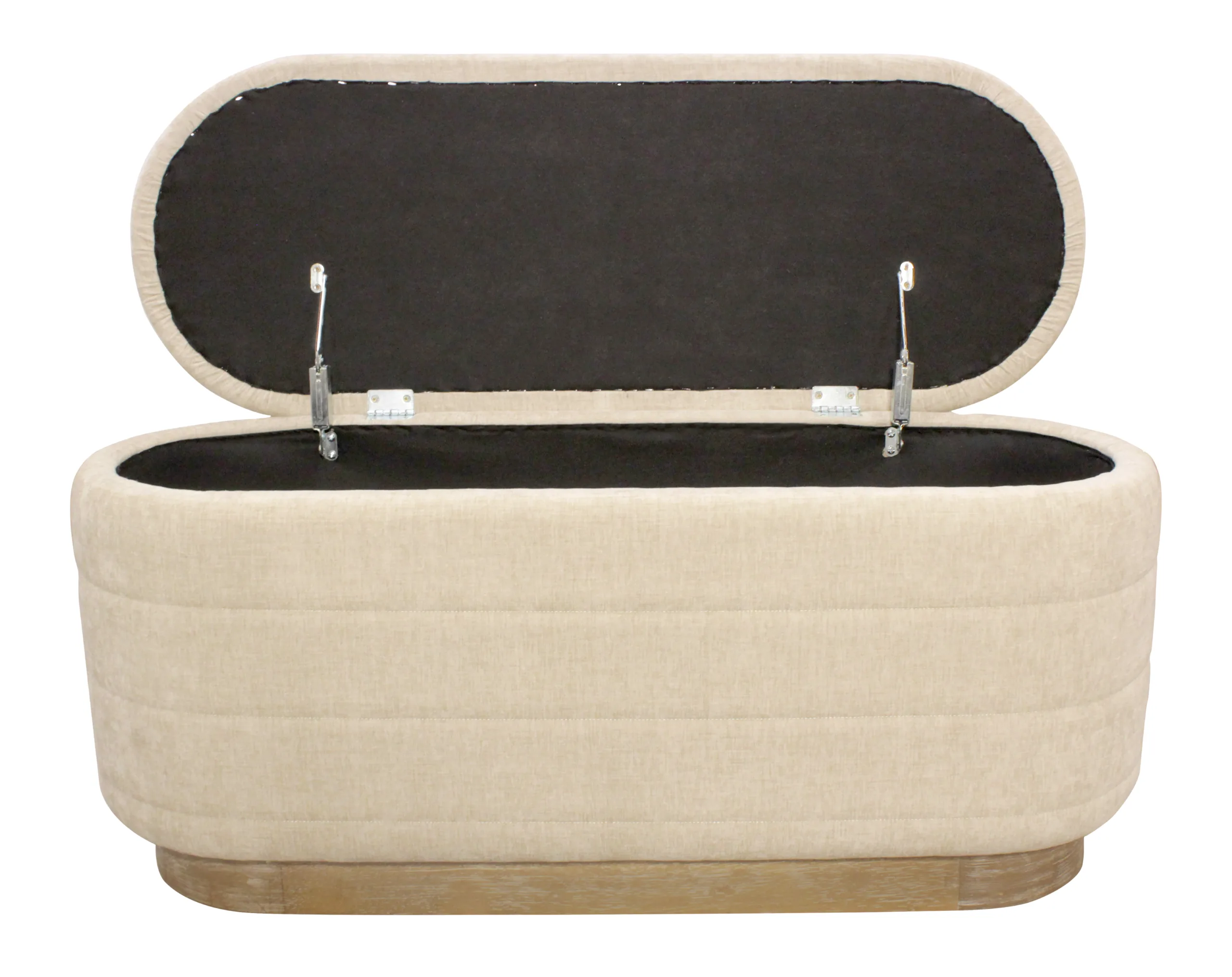 Jacquelyn Storage Bench - Beige - Image 4