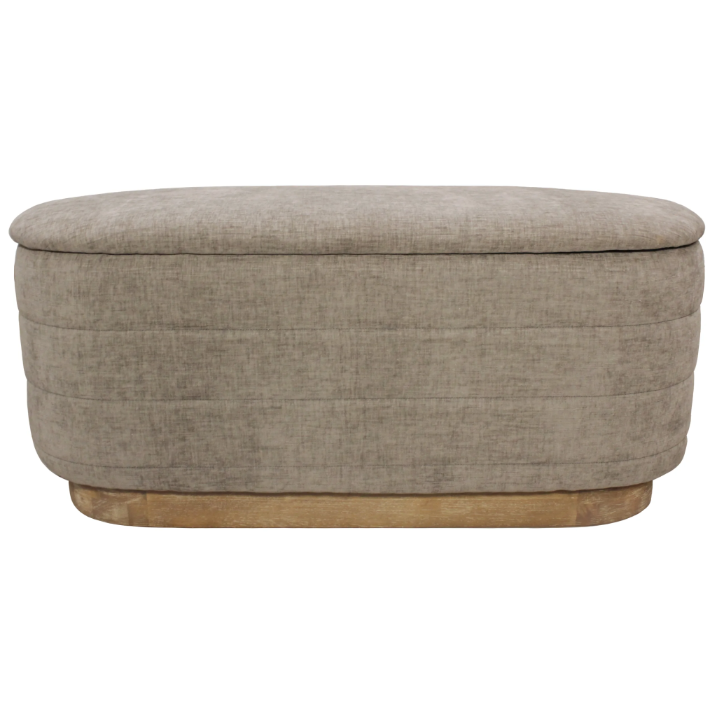Jacquelyn Storage Bench - Slate 