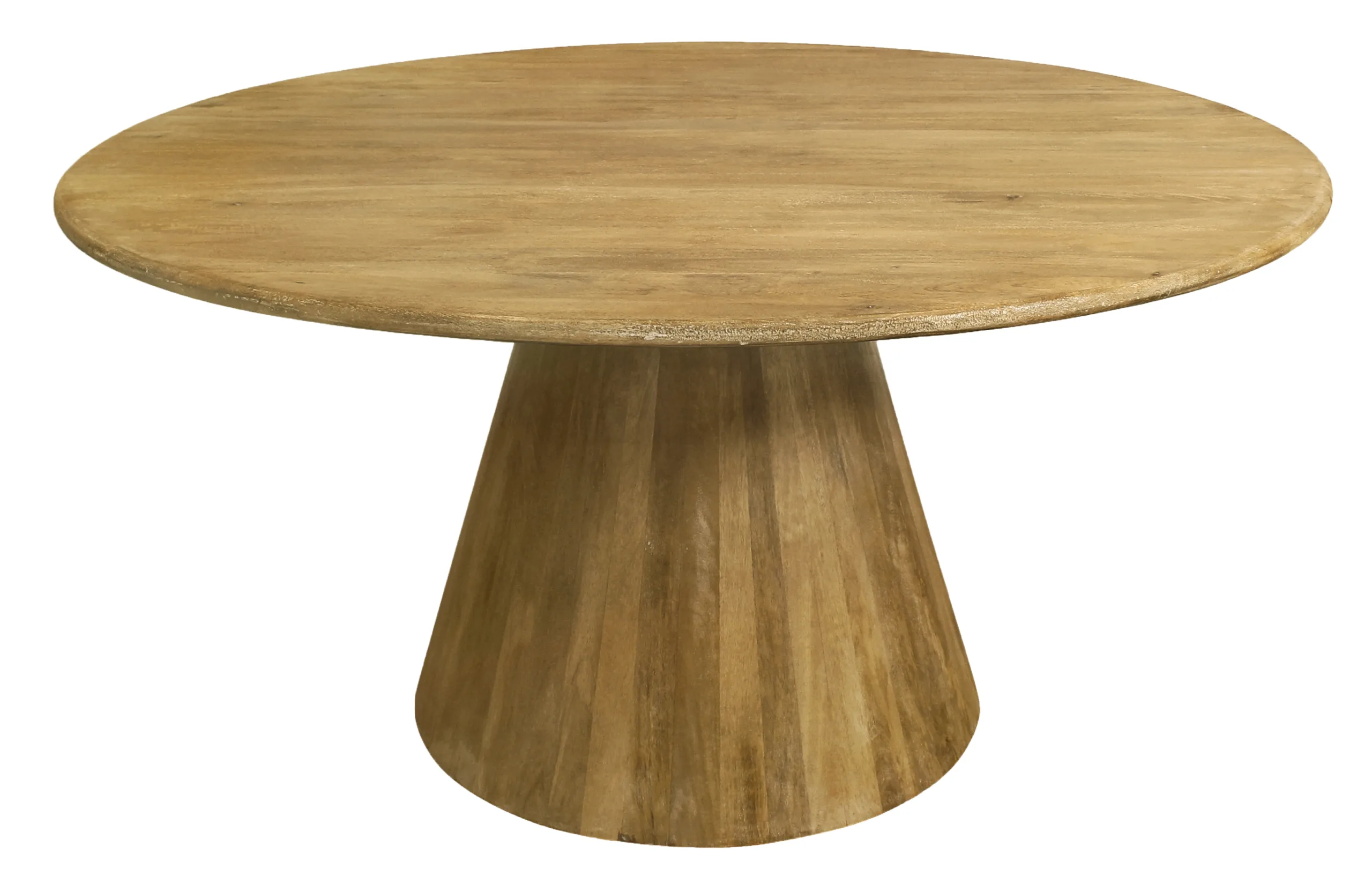 Jade 60" Round Dining Table - Distressed Natural - Image 3