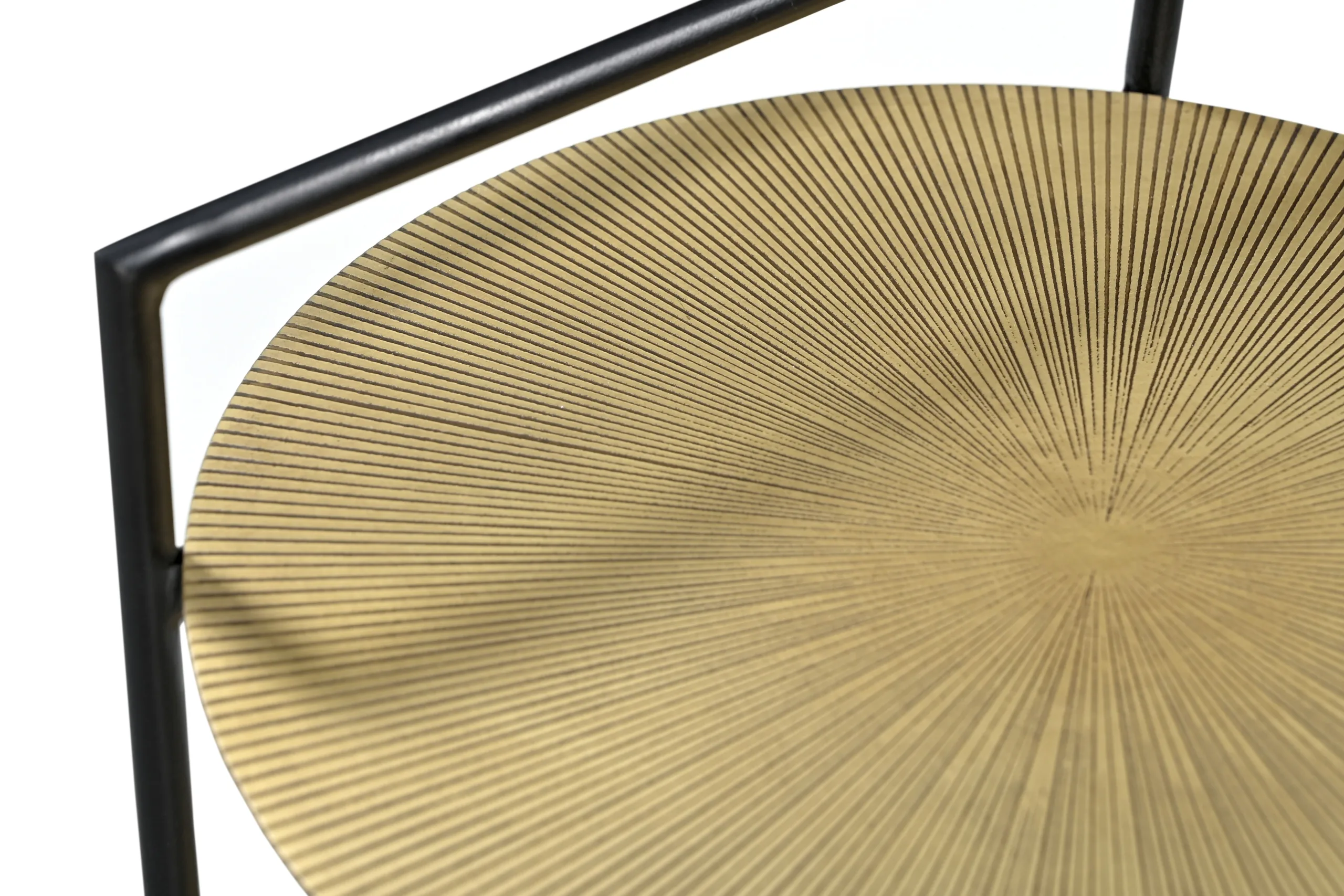 Bien Iron Side Table - Textured Brass - Image 4