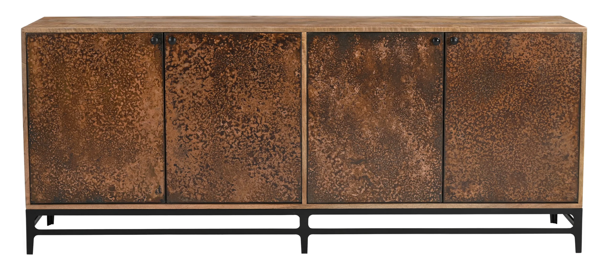 Benn 4-Door Sideboard - Dark Copper