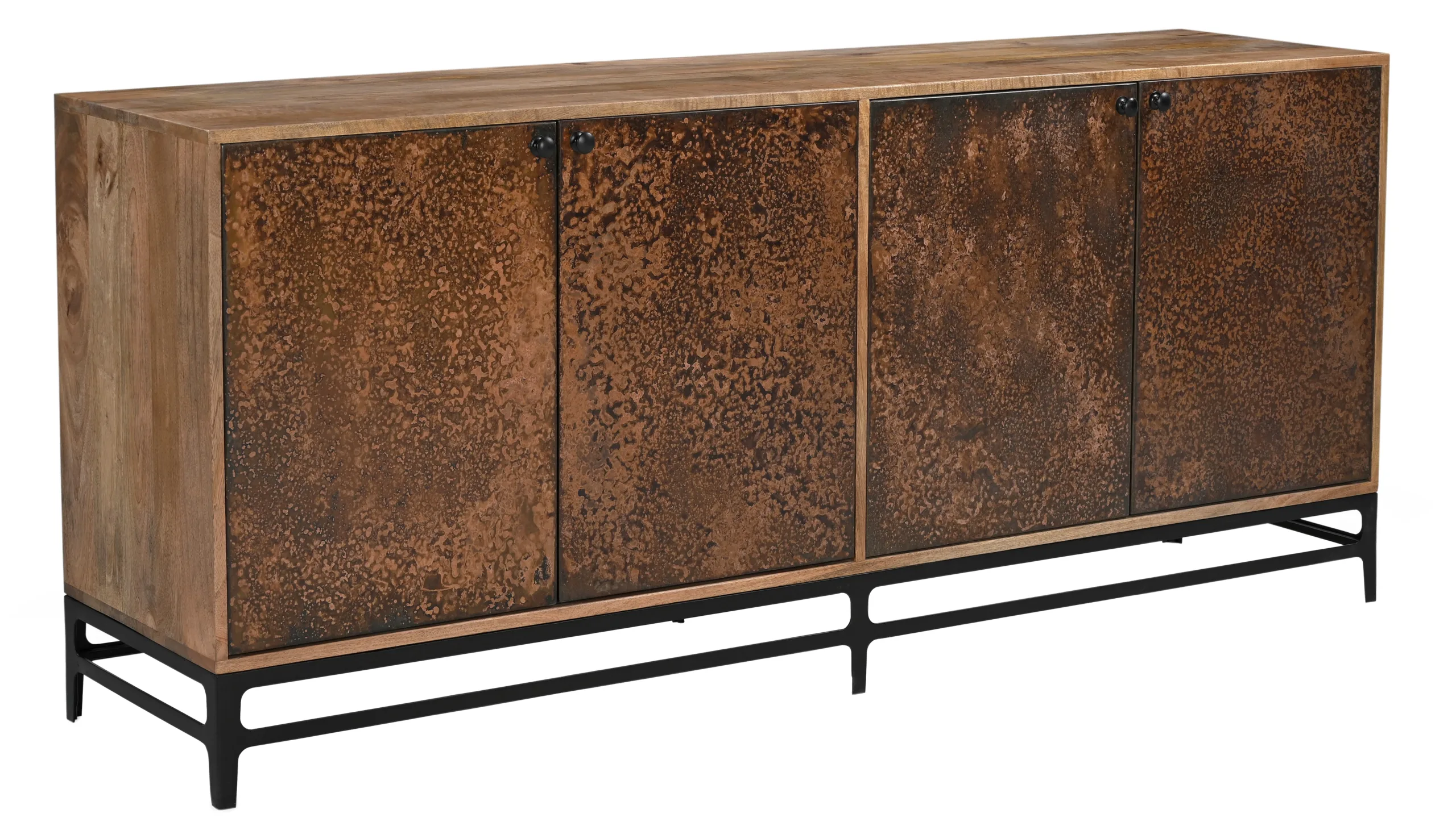 Benn 4-Door Sideboard - Dark Copper - Image 2
