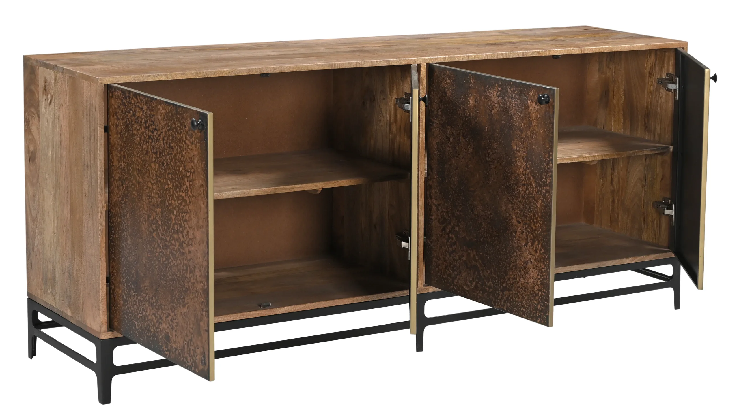Benn 4-Door Sideboard - Dark Copper - Image 3