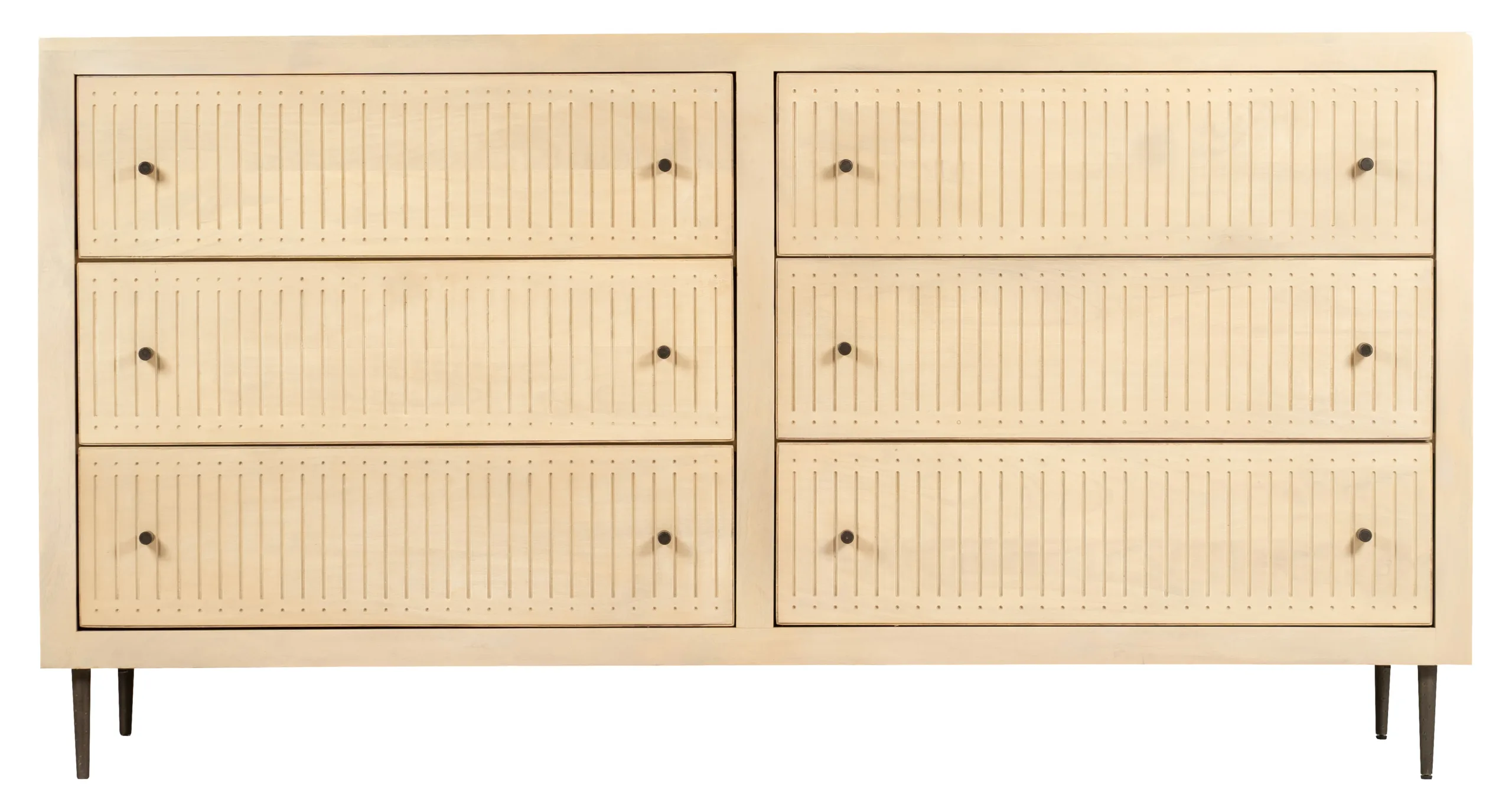 Saeger 6-Drawer Dresser - Aged Natural