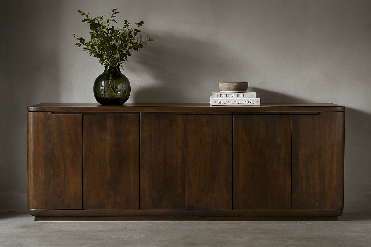 Bennett 6-Door Sideboard - Barista Brown - Image 2