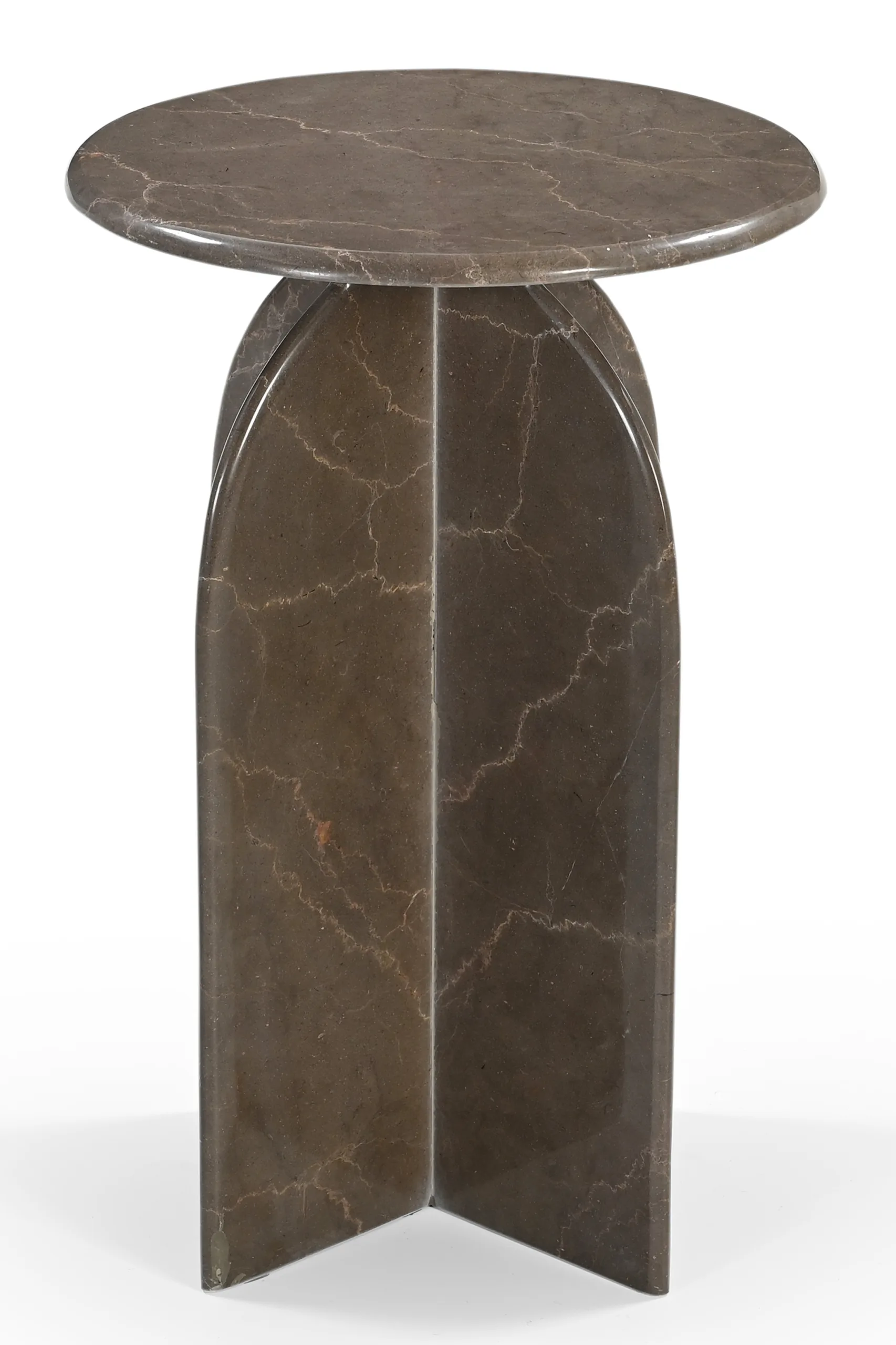 Abbey Side Table - Dark Italian Marble - Image 2
