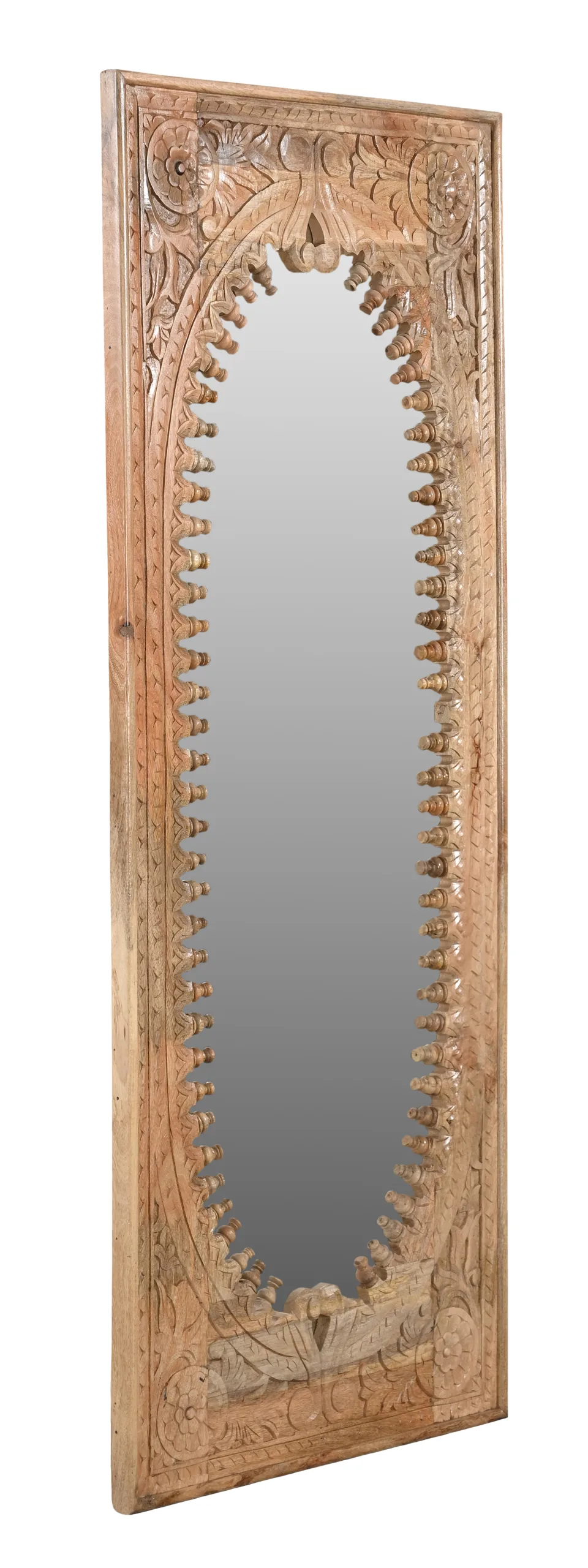 Ketan Handcarved Mirror - Natural - Image 2