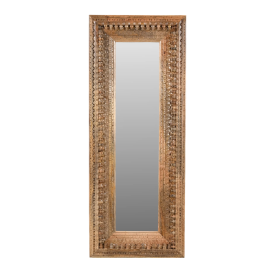 Anita Handcarved Mirror - Natural