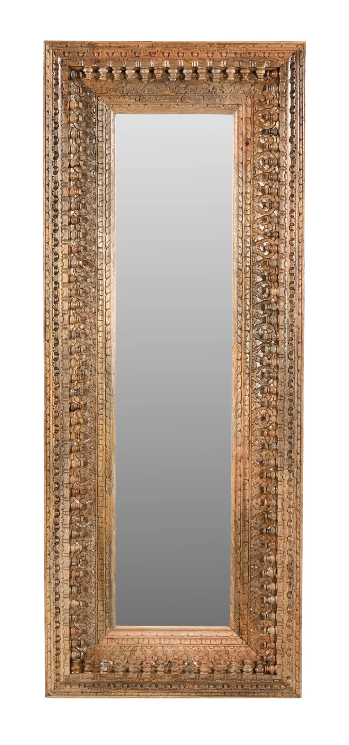 Anita Handcarved Mirror - Natural