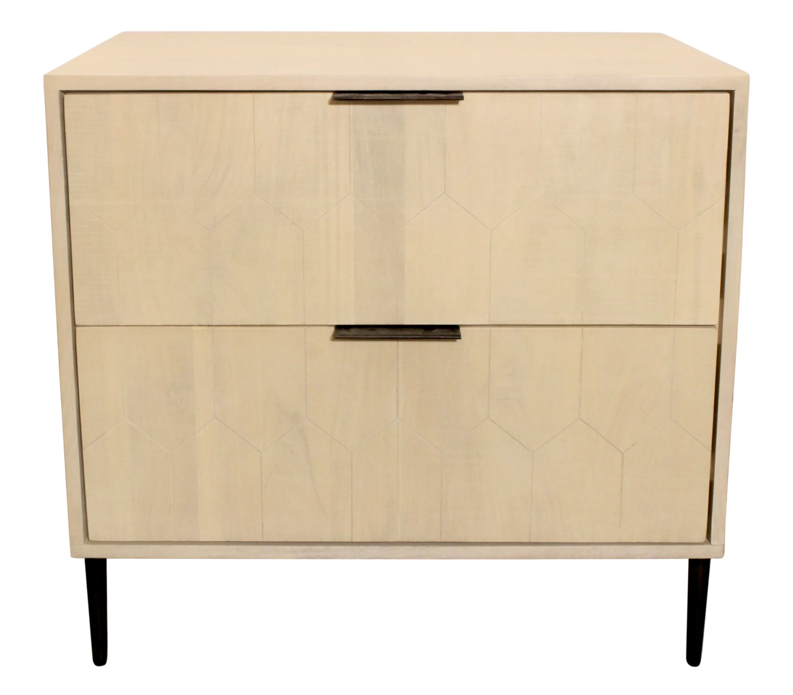 Rae 2-Drawer Nightstand - Aged Natural - Image 2