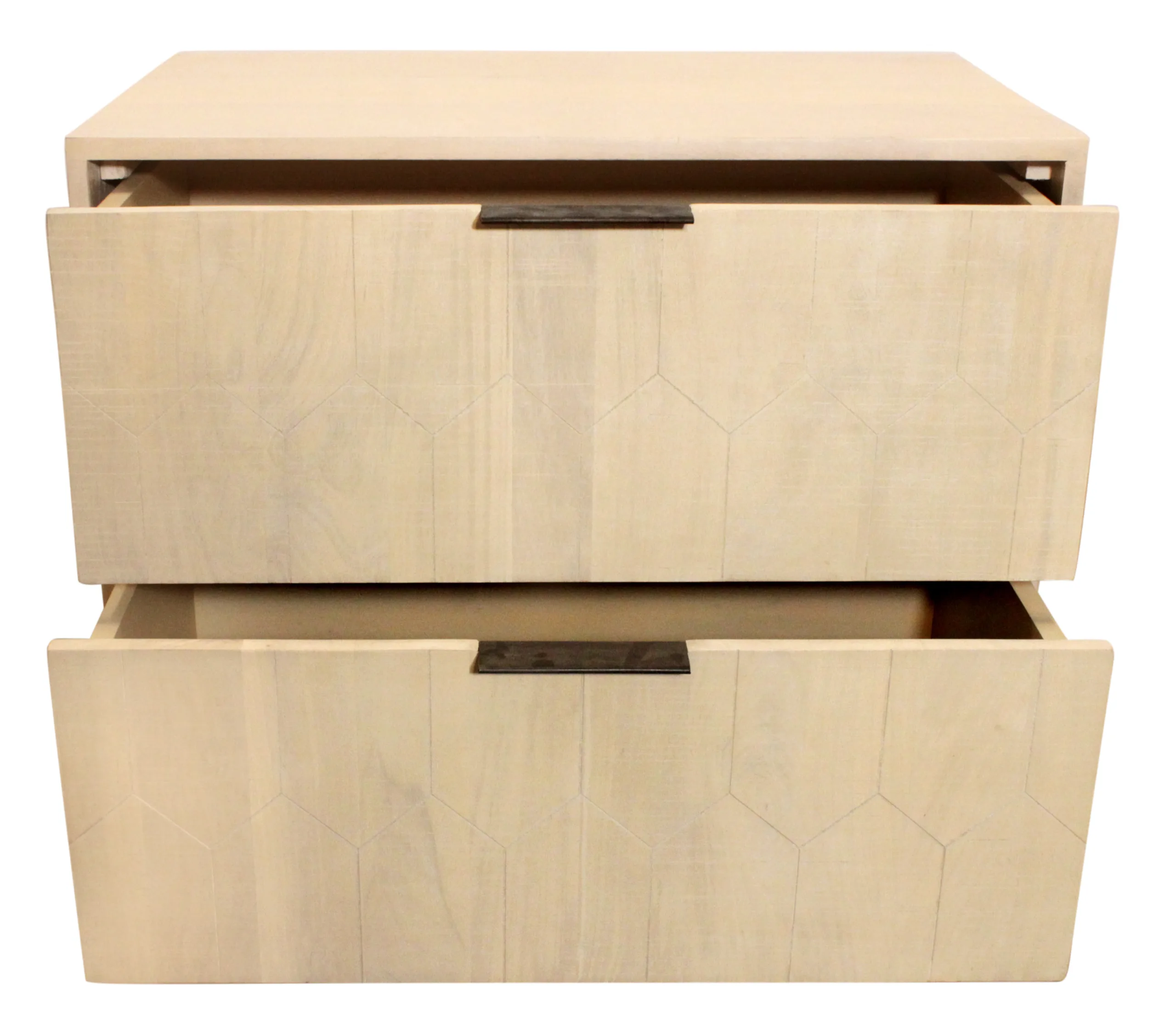 Rae 2-Drawer Nightstand - Aged Natural - Image 3